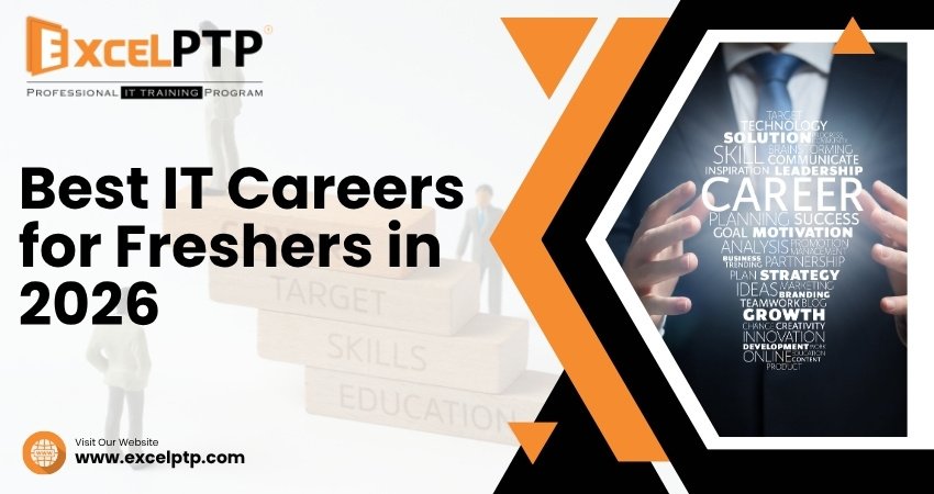 Best IT careers for freshers in 2026, including software development, data analytics, software testing and artificial intelligence